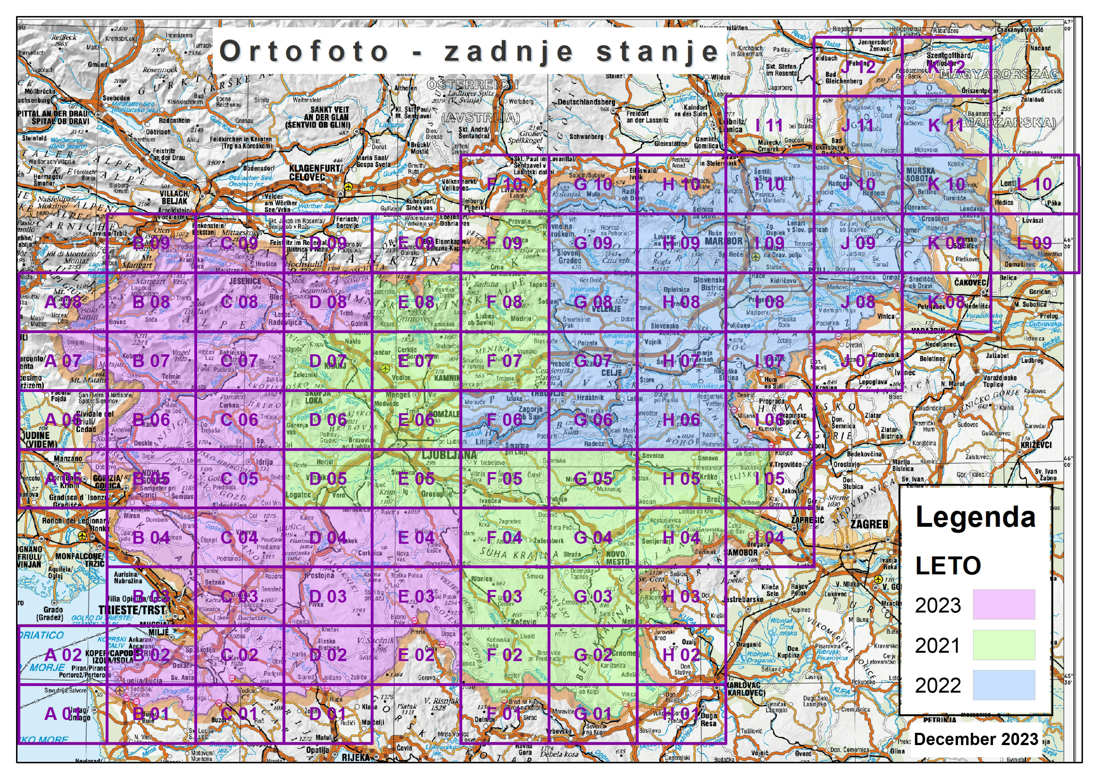 Posodobljeni letalski posnetki DOF 2023